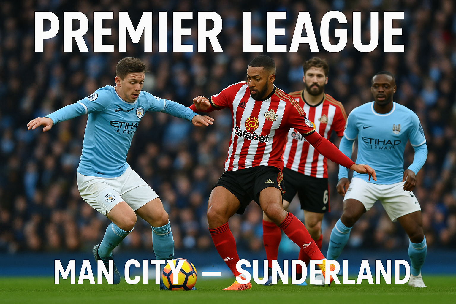 Man City vs Sunderland 22.00 WIB: Preview Lengkap Khusus Penonton Jalalive