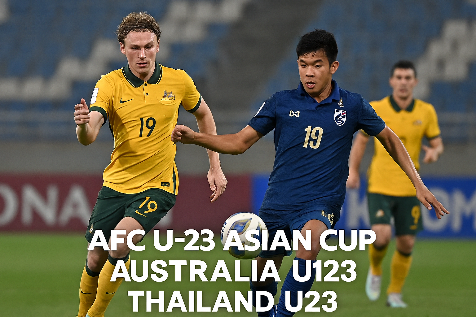 Jalalive Hadirkan Laga Krusial Australia U-23 vs Thailand U-23 Piala AFC U-23 yang Memikat Dunia Sepak Bola Muda