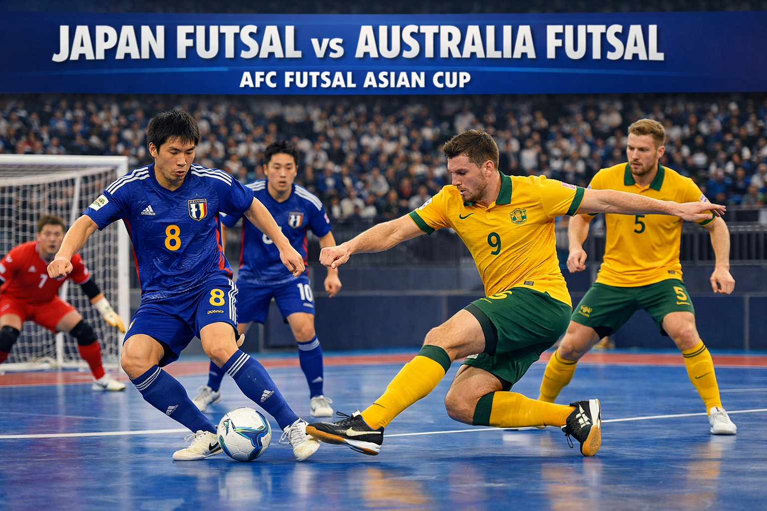 Jalalive : Japan Futsal vs Australia Futsal Warnai AFC Futsal Asian Cup - Duel Seru Menguji Ketangguhan Tim Asia