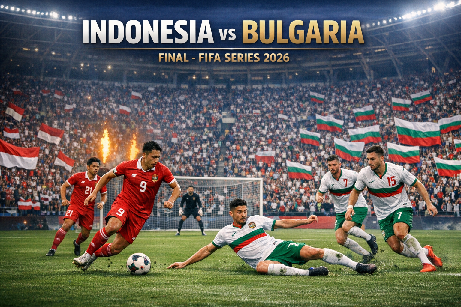 Indonesia vs Bulgaria Final FIFA Series 2026 Pukul 20.00 WIB Tayang di Jalalive - Duel Penting Menanti Penggemar Sepak Bola Dunia