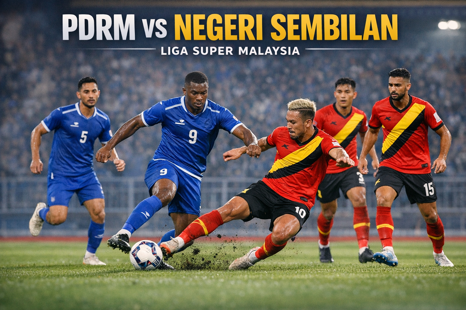 Laga Bergengsi Liga Super Malaysia PDRM vs Negeri Sembilan Pukul 21.00 WIB Malam Ini Bisa Ditonton di Jalalive - Pertarungan Seru yang Tak Boleh Dilewatkan