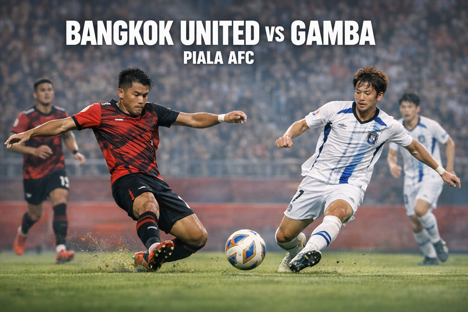 Bangkok United vs Gamba Osaka Piala AFC 19.15 WIB Malam Ini: Statistik dan Head to Head Jalalive
