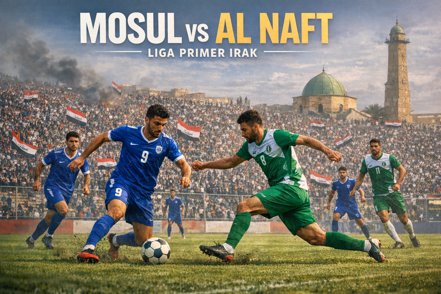 Jalalive Siapkan Liputan Khusus Mosul vs Al Naft di Iraq Stars League Malam Ini 21.00 WIB - Perjuangan Tim Lokal dan Ekspektasi Penggemar Menjelang Kick-off