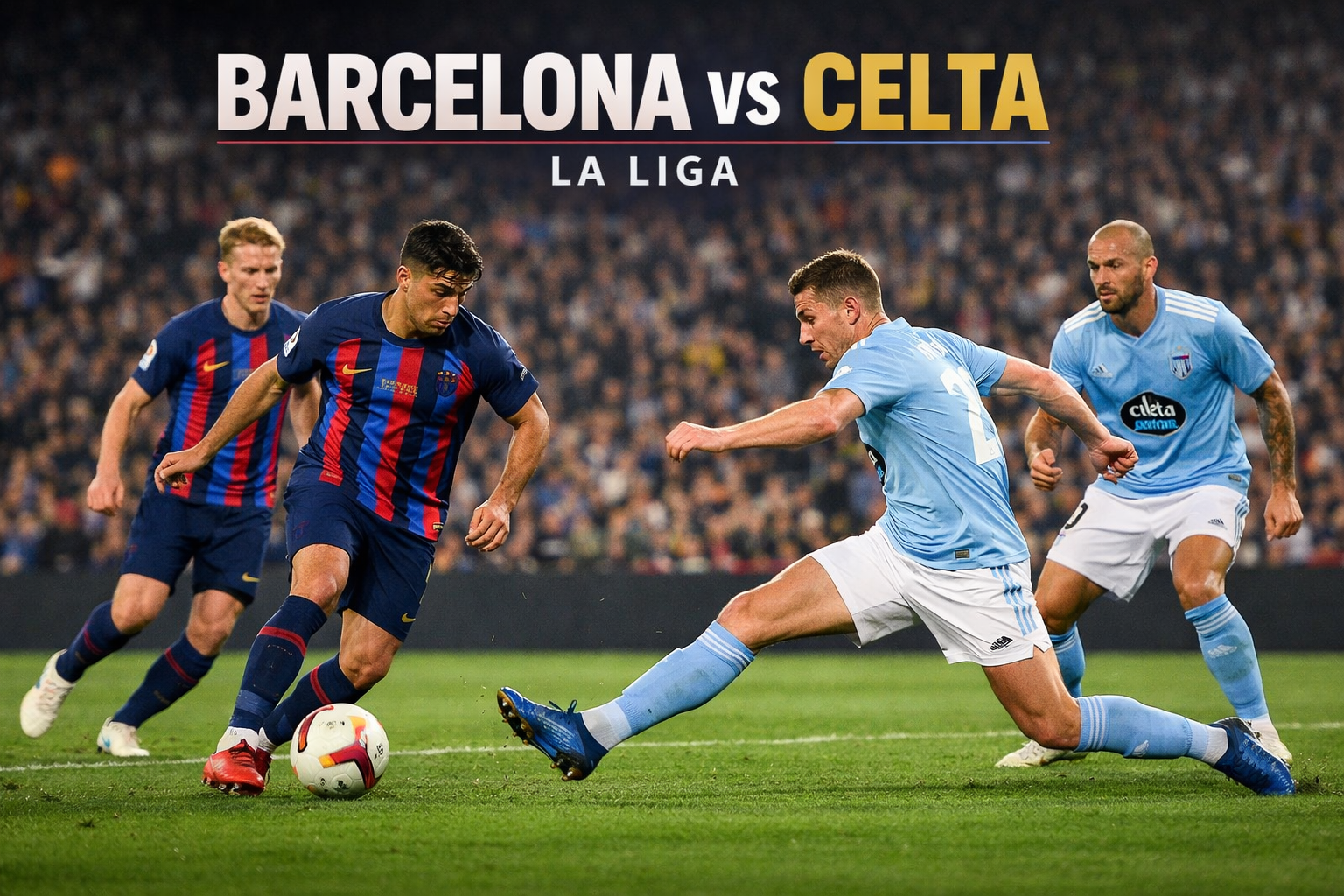 Nikmati Barcelona vs Celta Vigo La Liga Dini Hari Ini Jam 02.30 WIB Live Streaming Jalalive