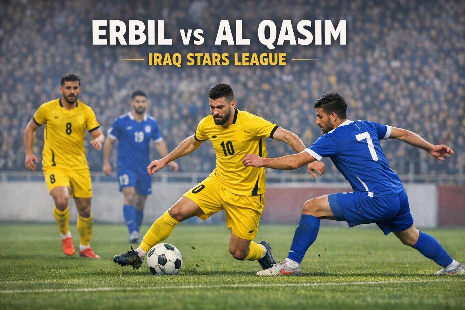 Nonton Gratis Arbil vs Al Qasim Iraq Stars League Pukul 21.00 WIB Malam Ini via Jalalive Tanpa Iklan dan Nikmati Pertandingan Sepak Bola Menarik