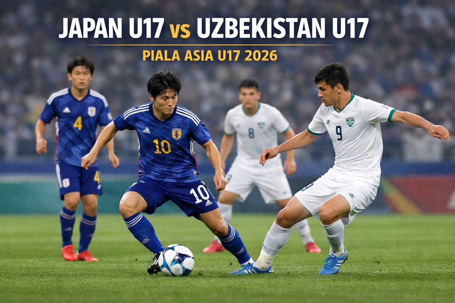 Japan U17 vs Uzbekistan U17 Piala Asia U17 2026 Dipastikan Panas dengan Permainan Cepat dan Tekanan Tinggi ala Jalalive