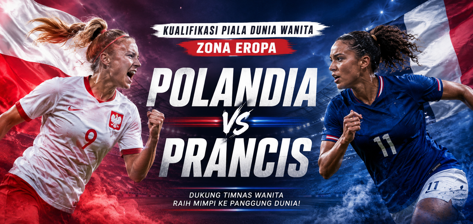 JalaLive Sajikan Berbagai Hal Menarik yang Patut Diperhatikan dari Duel Polandia vs Prancis di Kualifikasi Piala Dunia Wanita Malam Ini