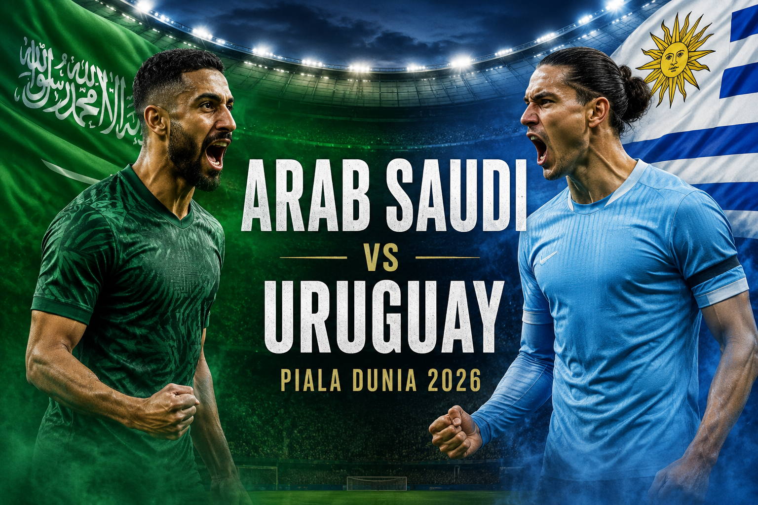 Jalalive Soroti Performa Gemilang Arab Saudi Saat Menahan Uruguay 1-1 di Piala Dunia 2026