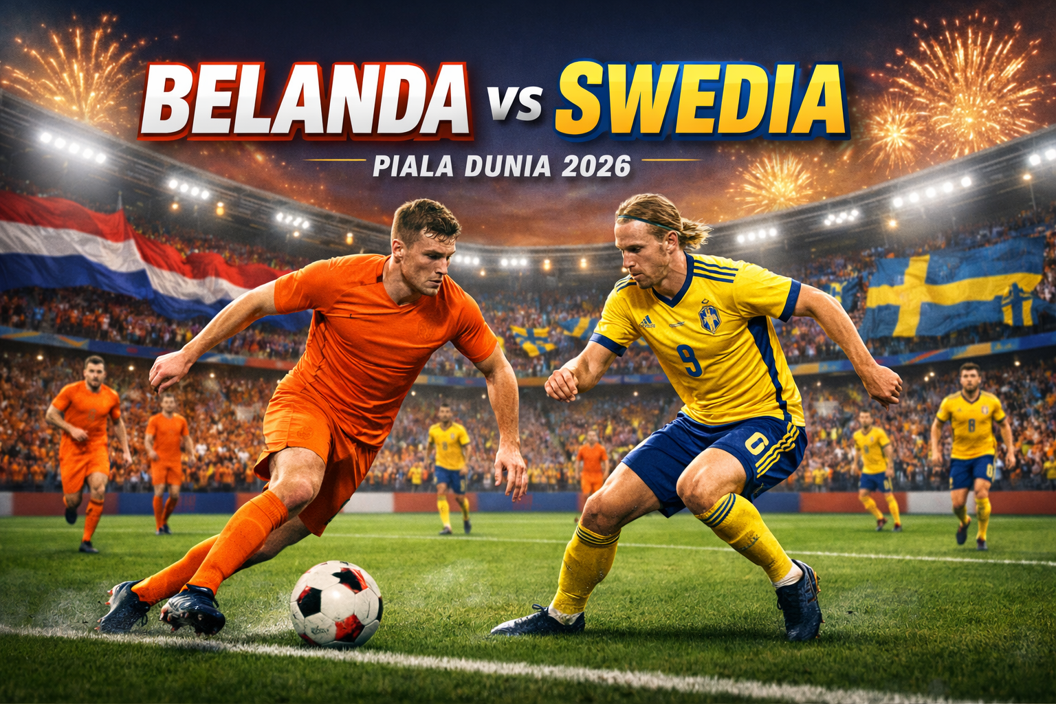 Piala Dunia 2026 Jam 00.00 WIB Menghadirkan Streaming Belanda vs Swedia dengan Nuansa Berbeda Bersama JalaLive