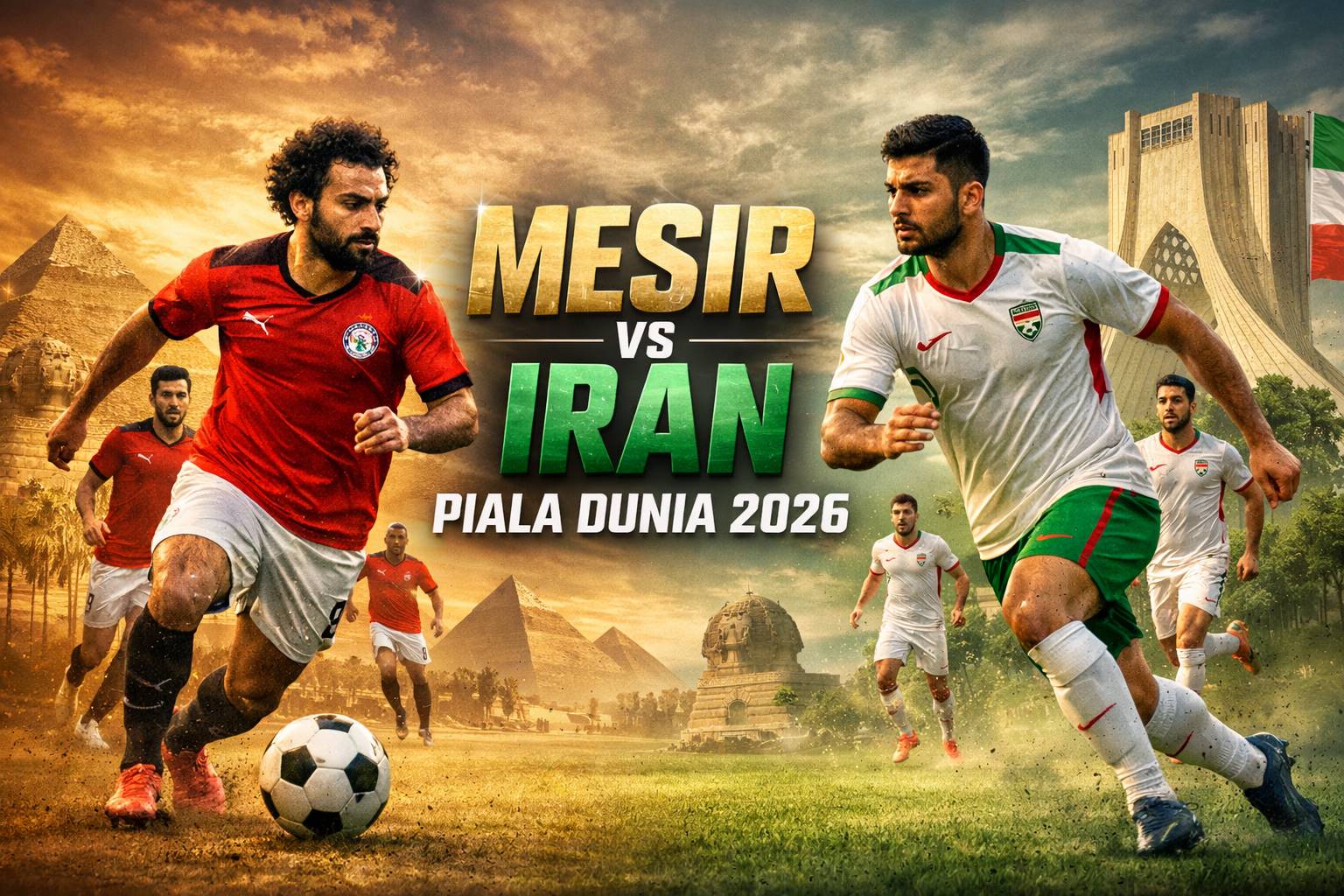 Piala Dunia 2026 Menghadirkan Duel Menarik Mesir vs Iran Pagi Ini Jam 10.00 WIB - Ikuti Jalannya Laga Seru Bersama JalaLive