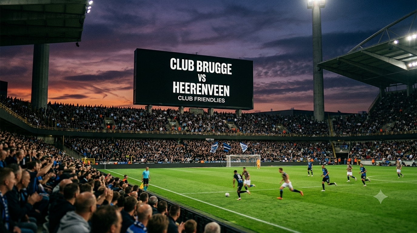 Streaming Jalalive Club Brugge vs Heerenveen Pukul 00.00 WIB—Club Friendlies dengan Persaingan Klub Belgia dan Belanda
