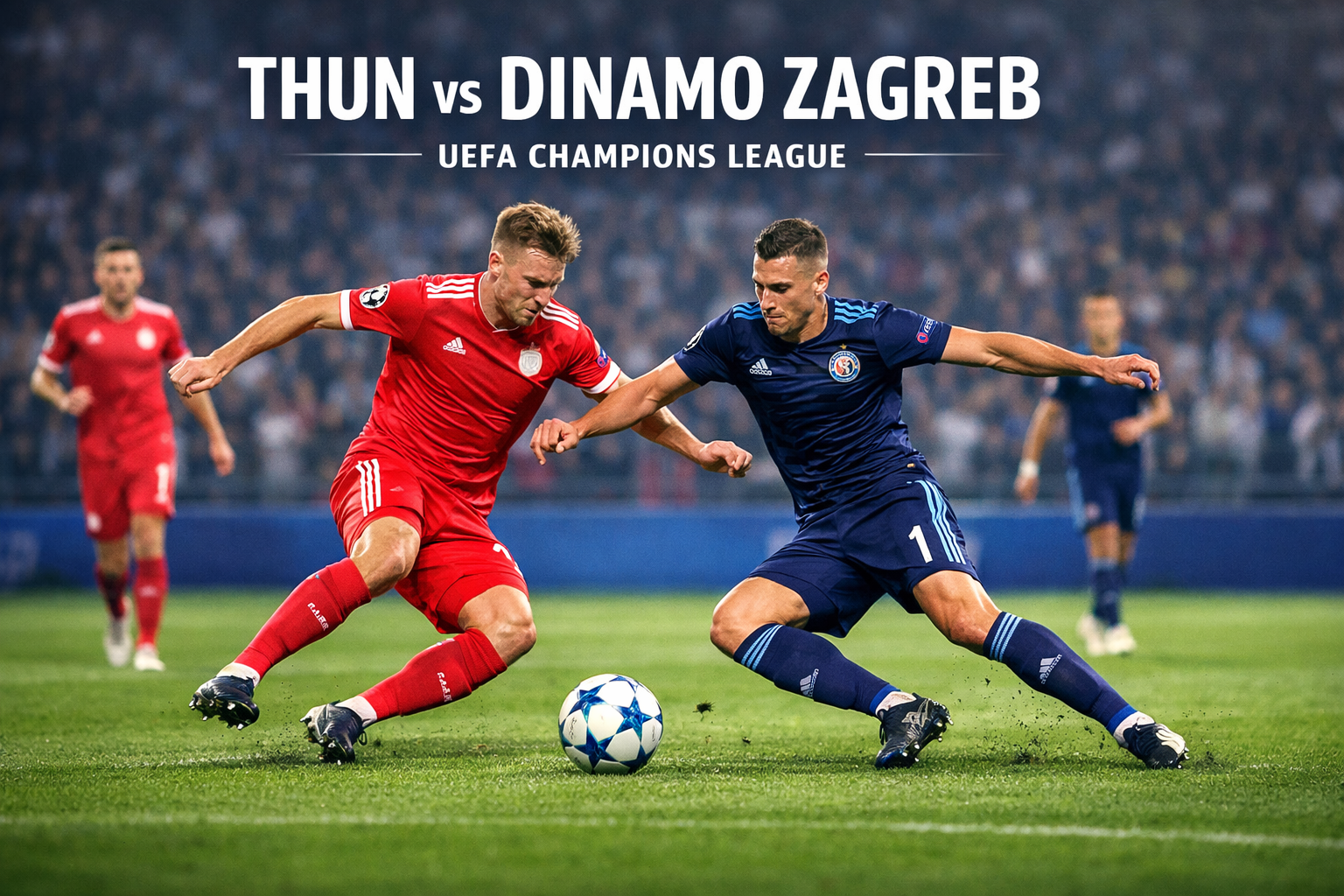 Thun vs Dinamo Zagreb Live Streaming Liga Champions UEFA Dini Hari Ini Pukul 01.00 WIB Bersama Jalalive Untuk Menemani Malam Anda
