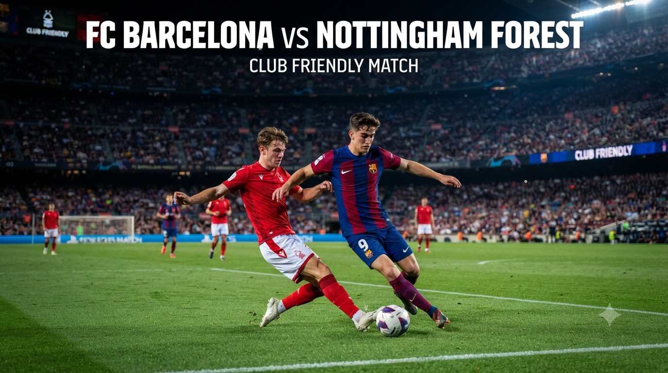 Jalalive Streaming Barcelona vs Nottingham Forest Club Friendly Dini Hari Ini Pukul 02.00 WIB Menjadi Sajian Utama Pecinta Bola Pada Laga Pramusim